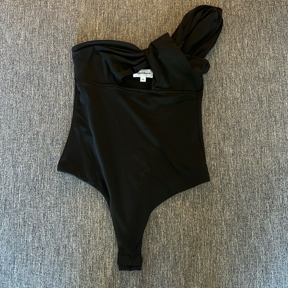 Superdown black bodysuit